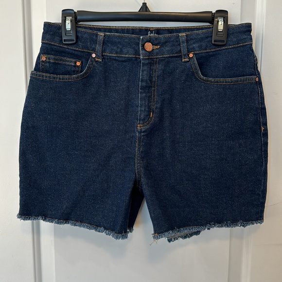 BODEN THE SALCOMBE DARK WASH JEAN SHORT US 6 - Picture 4 of 9